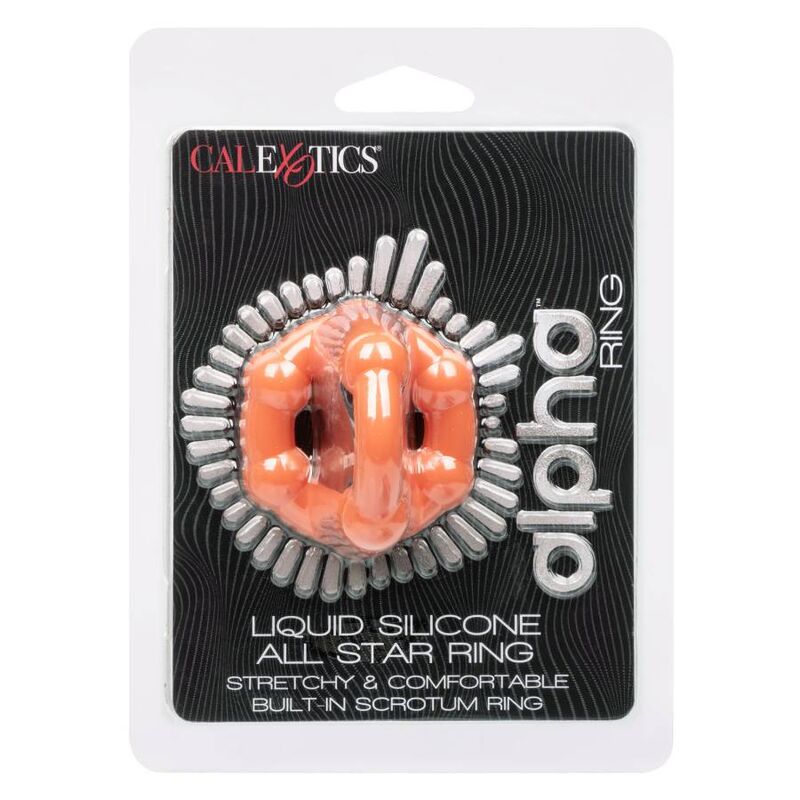 Cockring Alpha All Star Double Anneau Scrotum Extensible - CalExotics