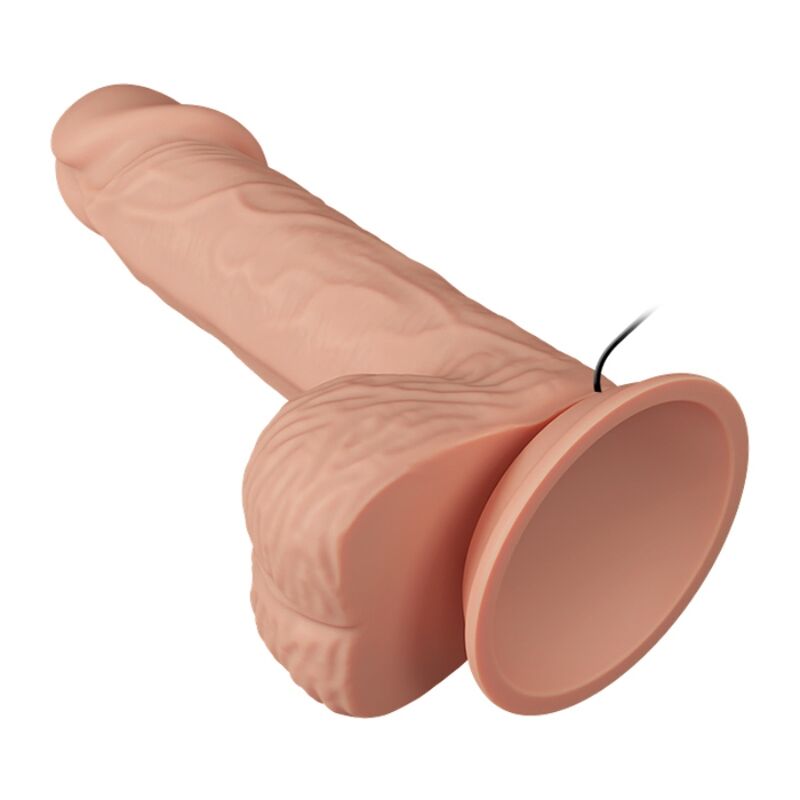 Vibromasseur Réaliste Zebulon Silicone Multi-Vitesses 19,4 cm - Baile