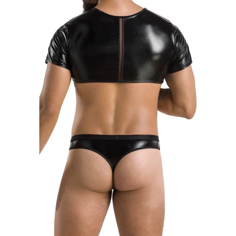 Ensemble Lingerie Homme Peter Noir Polyester Stretch L/XL - Passion Men