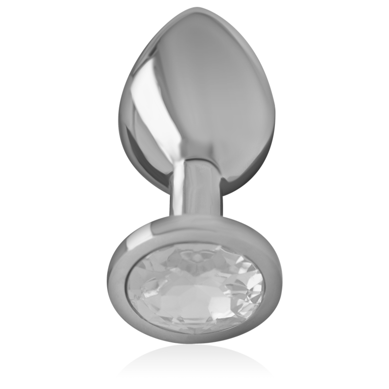 Plug Bijou Aluminium Cristal - 3 Tailles Disponibles - Intense