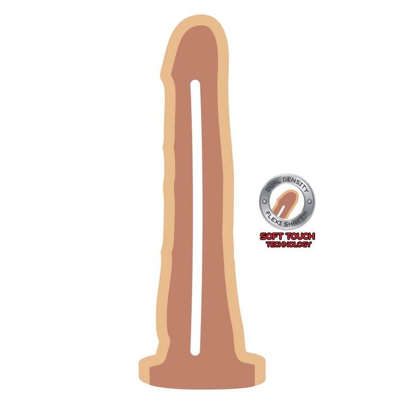 Gode Réaliste Double Densité Peau Souple Ventouse - Get Real