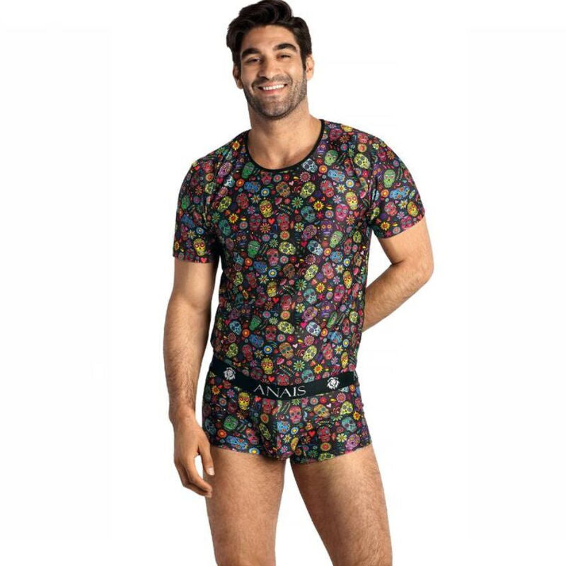 T-Shirt Homme Sexy Mexico Résille Coupe Ajustée 3 Tailles - Anais Men