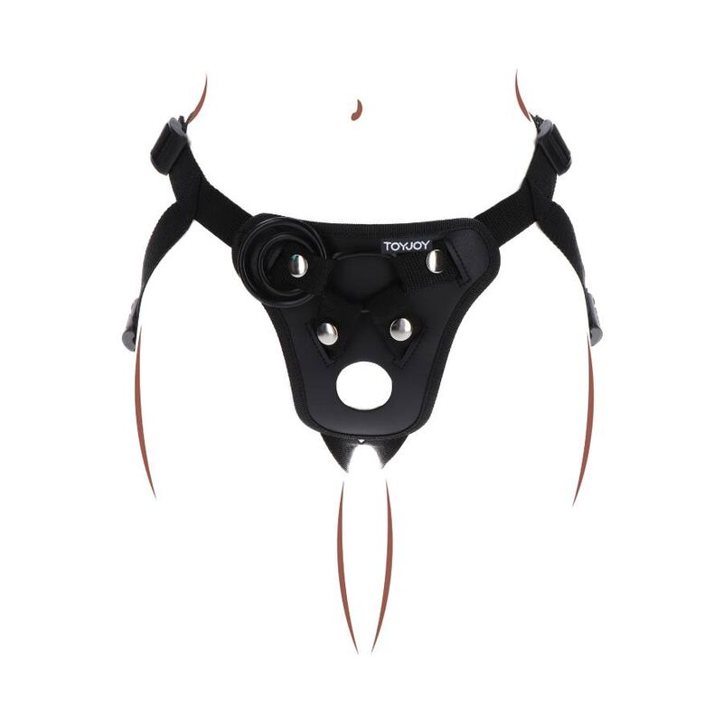 Harnais Gode Ceinture Dentelle Strap-On Réglable - Get Real