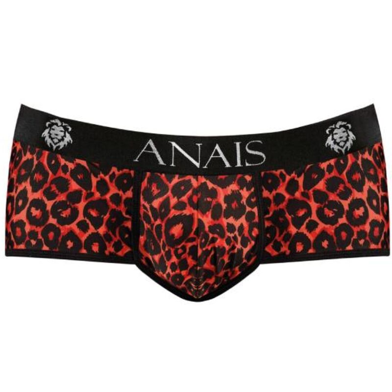 Boxer Homme Tribal Microfibre Rouge Imprimé Animal Coupe Sportive - Anais Men