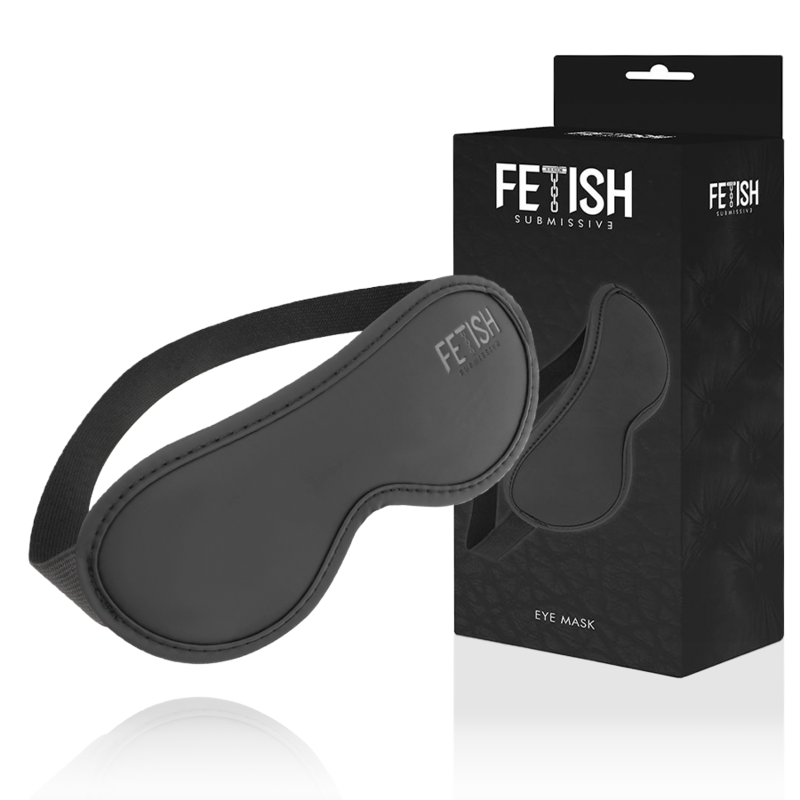 Masque BDSM Cuir Végan Doublure Néoprène Réglable - Fetish Submissive