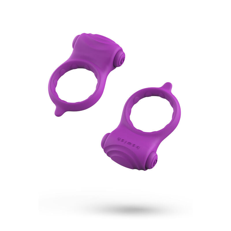 Cockring Vibrant Bcharmed Basic Wave 5 Fonctions Silicone Étanche - B Swish