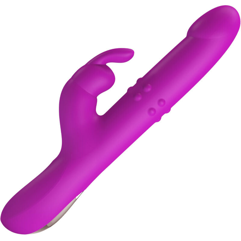 Vibromasseur Rabbit Reese Rotation Poussée Multi-Vitesses - Pretty Love