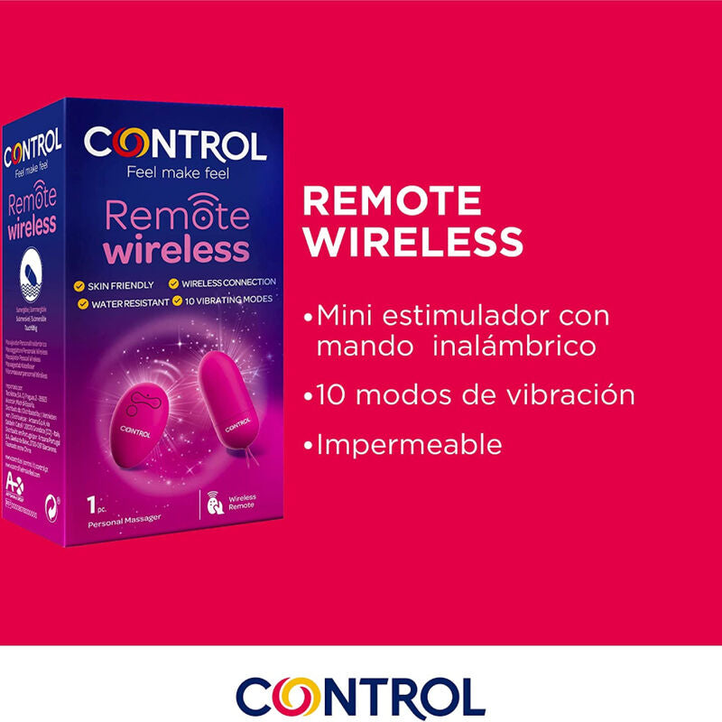 Vibromasseur Connecté Télécommande Sans Fil 10 Intensités - Control