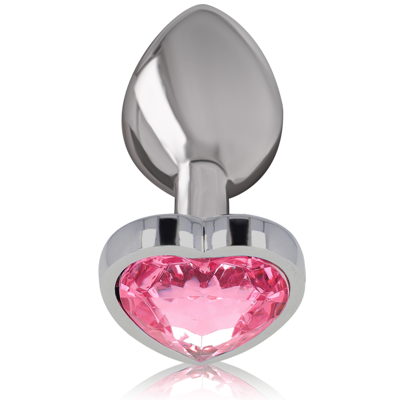Plug Bijou en Aluminium - Base Cœur Brillante - Intense