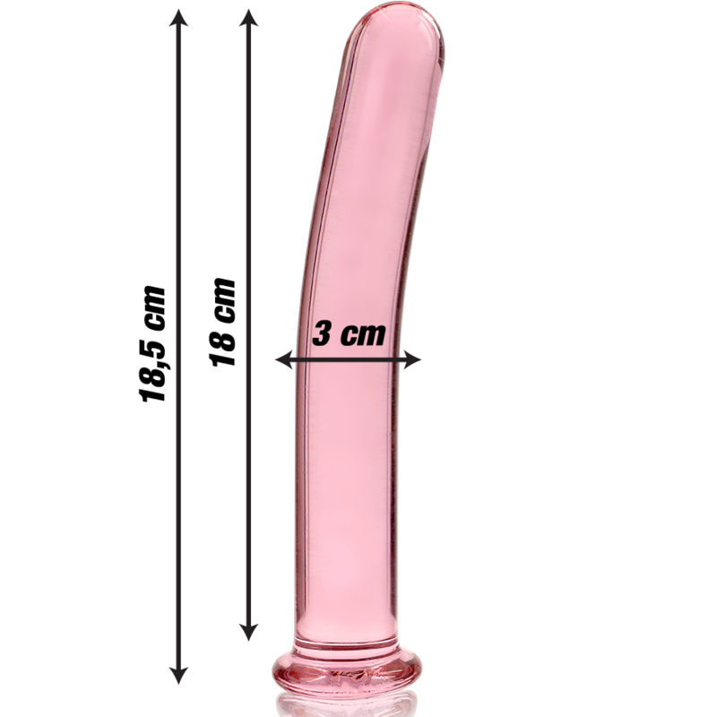Gode en Verre Borosilicate Modèle 17 Thermosensible 18.5 cm - Nebula Series By Ibiza