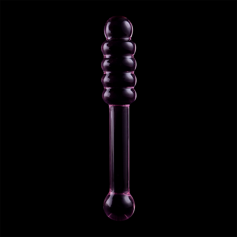 Gode en Verre Borosilicate Nebula Modèle 20 Rose 20,5 cm