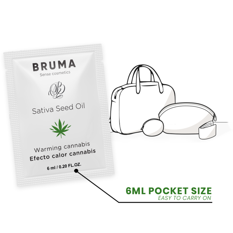 Lubrifiant Chauffant Cannabis Base Eau - Gel Aromatisé - Bruma