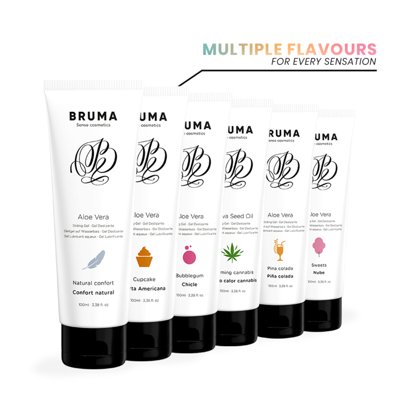 Lubrifiant Chauffant Cannabis Base Eau - Gel Aromatisé - Bruma