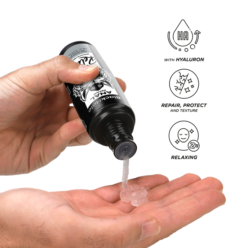Gel Lubrifiant Anal Black Hole Repair - Relaxant Base Eau à l'Hyaluron