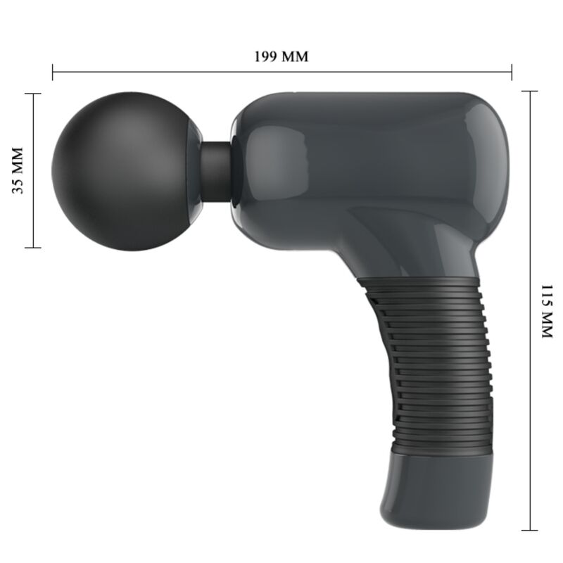 Vibromasseur Wand Magic Gun Rechargeable 7 Fonctions 5 Vitesses - Pretty Love
