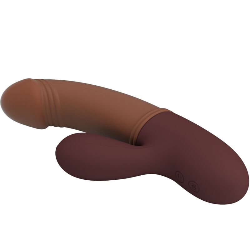 Vibromasseur Point G et Suceur Kane 7 Modes Rechargeable - Pretty Love