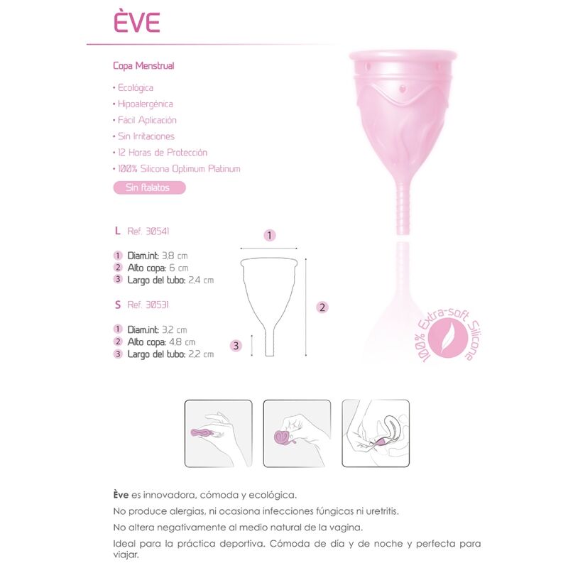 Coupe Menstruelle Silicone Eve - 12h de Protection - Femintimate