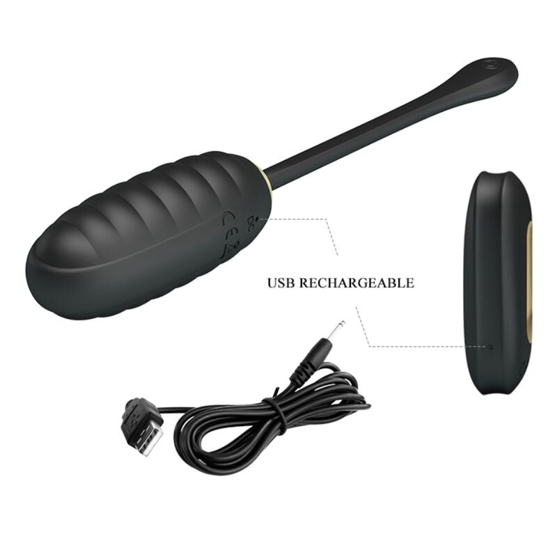 Œuf Vibrant Connecté Doreen Rechargeable Silicone - Pretty Love
