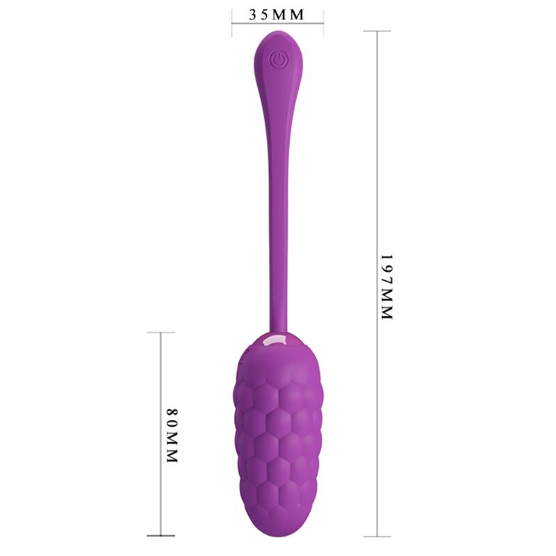 Oeuf Vibrant Texture Marine Relief Silicone - Pretty Love