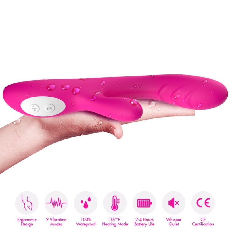 Vibromasseur Rabbit Chauffant Spark - Double Stimulation 2x9 Modes - Armony