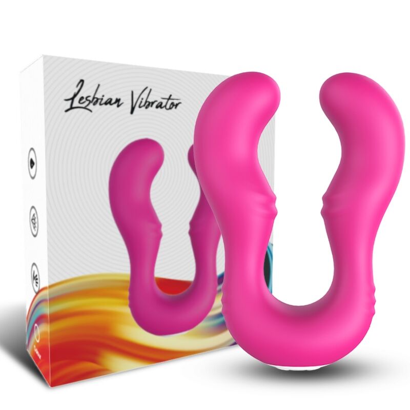 Vibromasseur Double Seraph Télécommandé - Strié 2x9 Modes - Armony