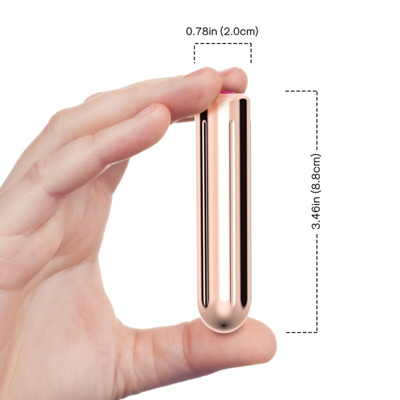 Mini Vibromasseur Bullet Warhead - Télécommande 9 Modes - Armony