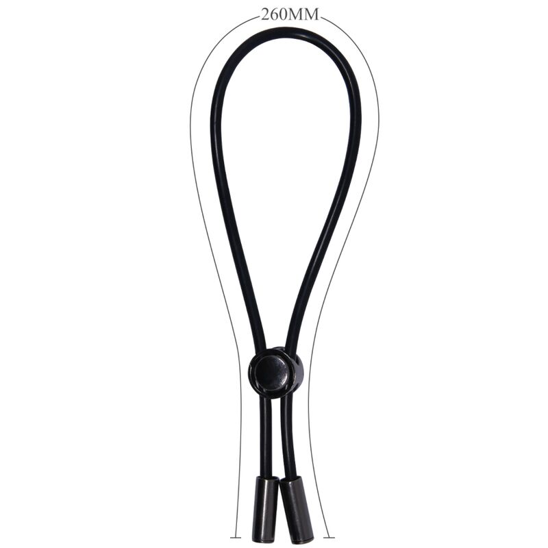 Cockring Cordon Ajustable Pénis et Testicules Silicone - Pretty Love