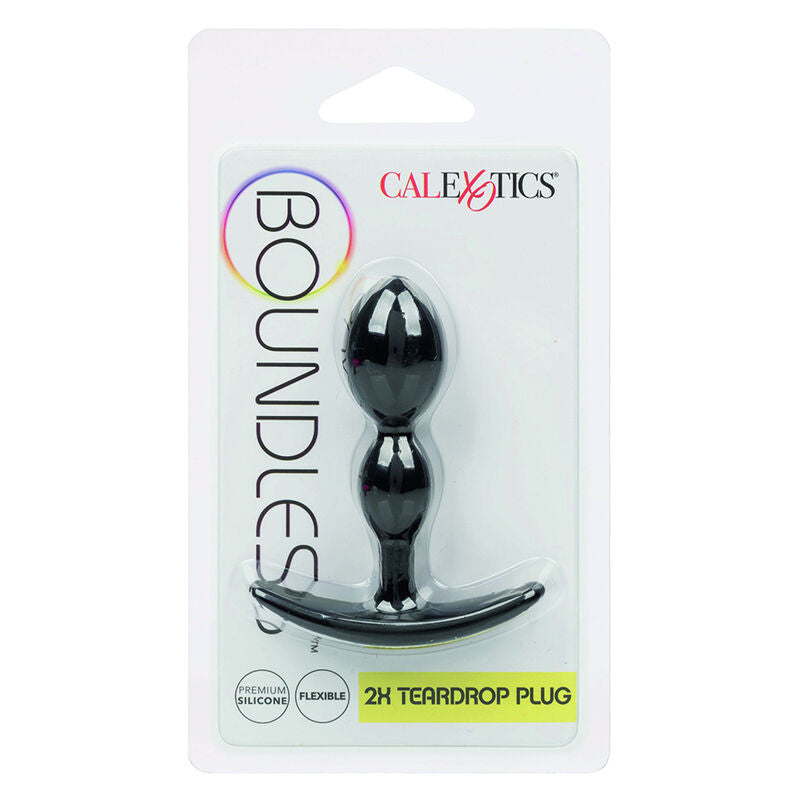Plug Anal Boundless 2X Forme Goutte Flexible Silicone - CalExotics
