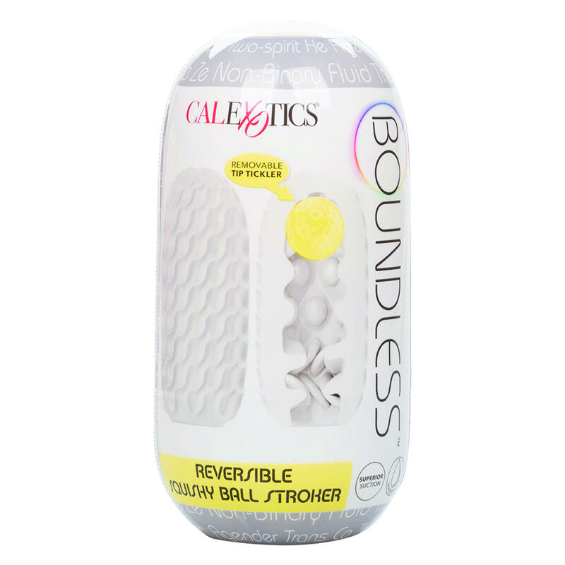Masturbateur Réversible Boundless Squishy - Balle Amovible Silicone - CalExotics