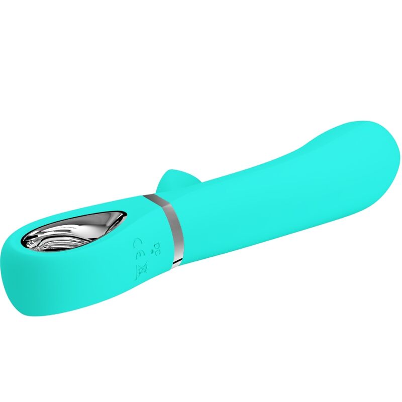 Vibromasseur Rabbit Thomas Point G Incurvé Mémoire - Silicone - Pretty Love