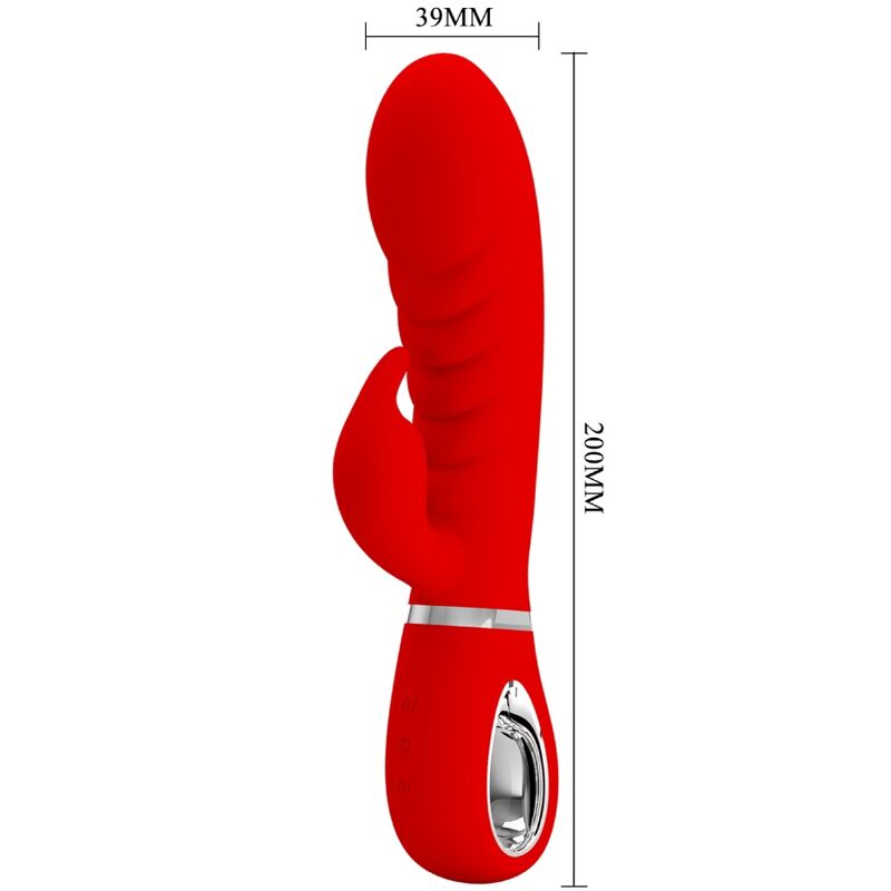 Vibromasseur Rabbit Prescott Point G Flexible Mémoire - Silicone - Pretty Love