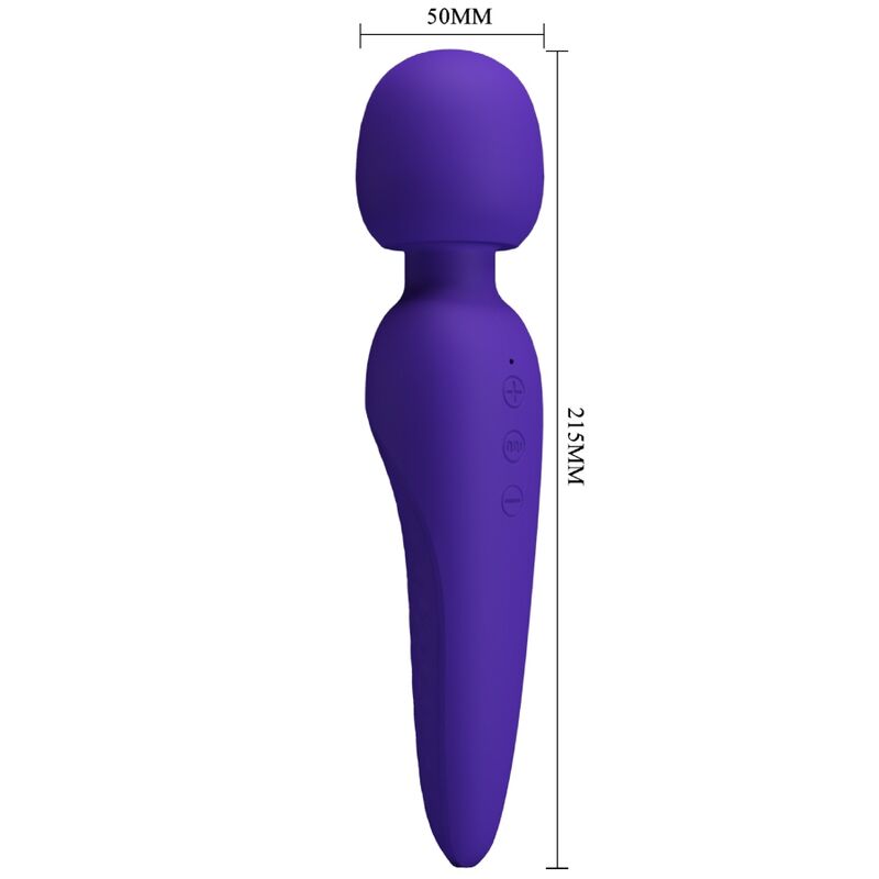 Vibromasseur Wand Meredith Étanche 7 Vibrations 5 Vitesses - Pretty Love