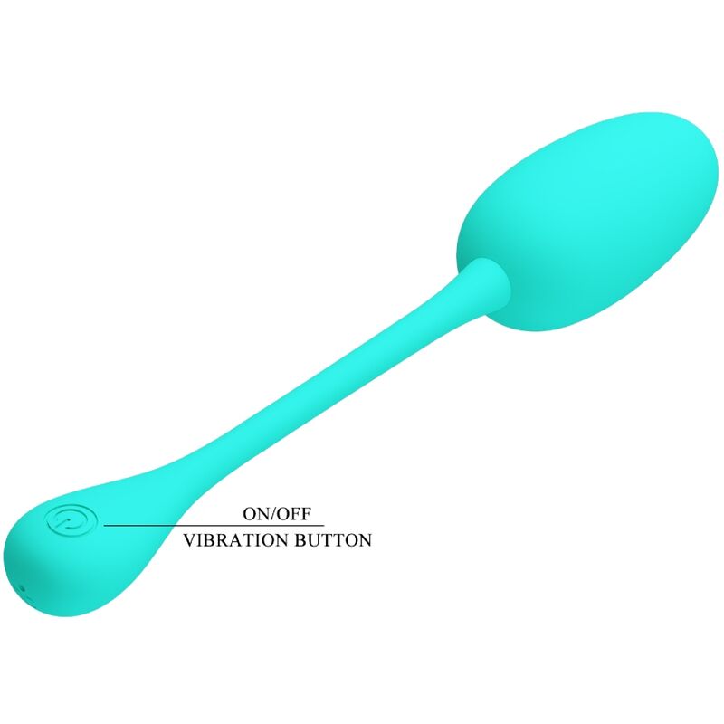 Oeuf Vibrant Rechargeable Knucker 12 Fonctions Mémoire - Silicone - Pretty Love