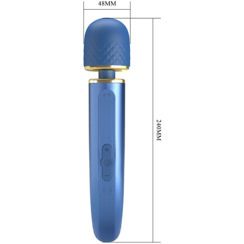 Vibromasseur Wand 7 Vibrations 5 Vitesses Rechargeable - Silicone - Pretty Love