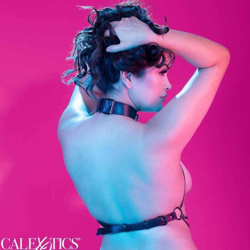 Harnais Collier Fétichiste Euphoria Multi Chaînes - Calexotics