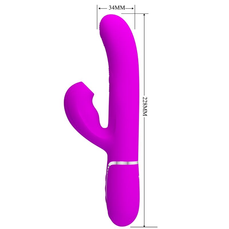 Vibromasseur Point G Perlita 3 en 1 Multifonction - Pretty Love