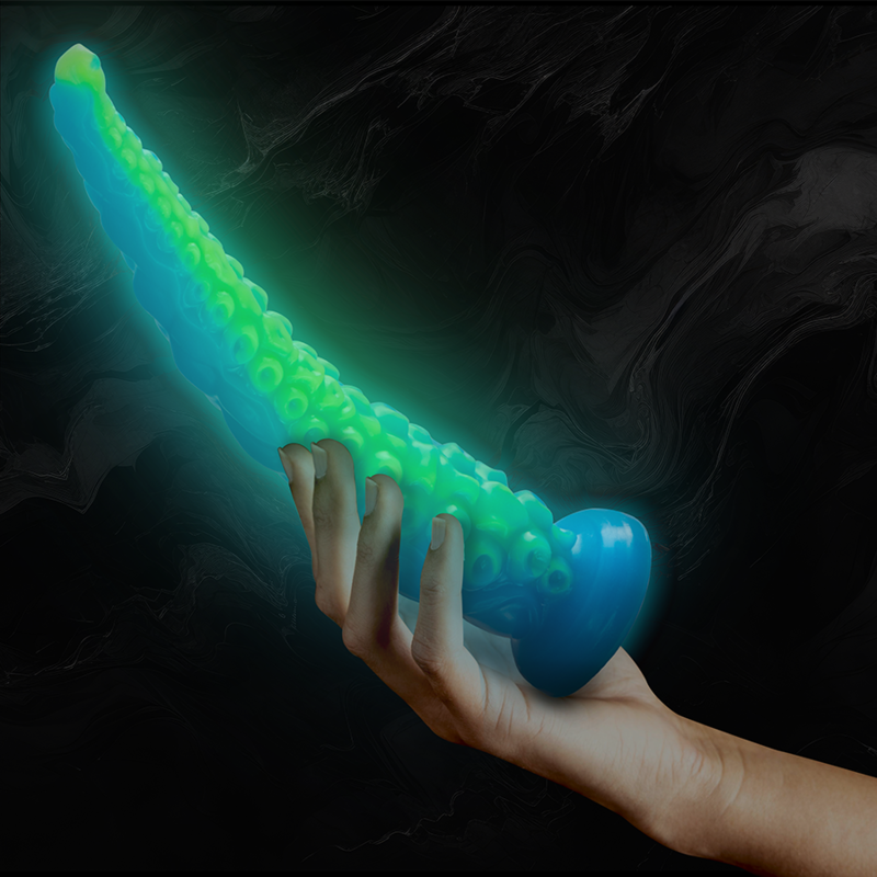 Gode Tentacule Fluorescent Scylla Silicone Mince 2 Tailles - Epic Cybersilicock