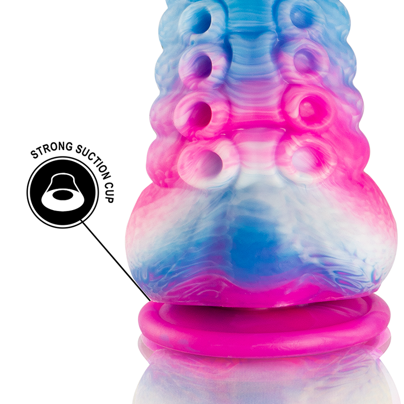 Gode Tentacule Phorcys Silicone Multi-Courbes Progressif - Epic Cybersilicock
