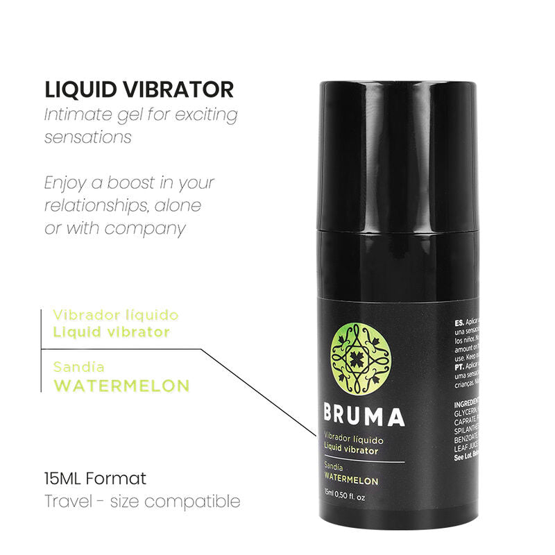Gel Stimulant Vibrant Liquide Ultra-Glissant 15 ml - Bruma