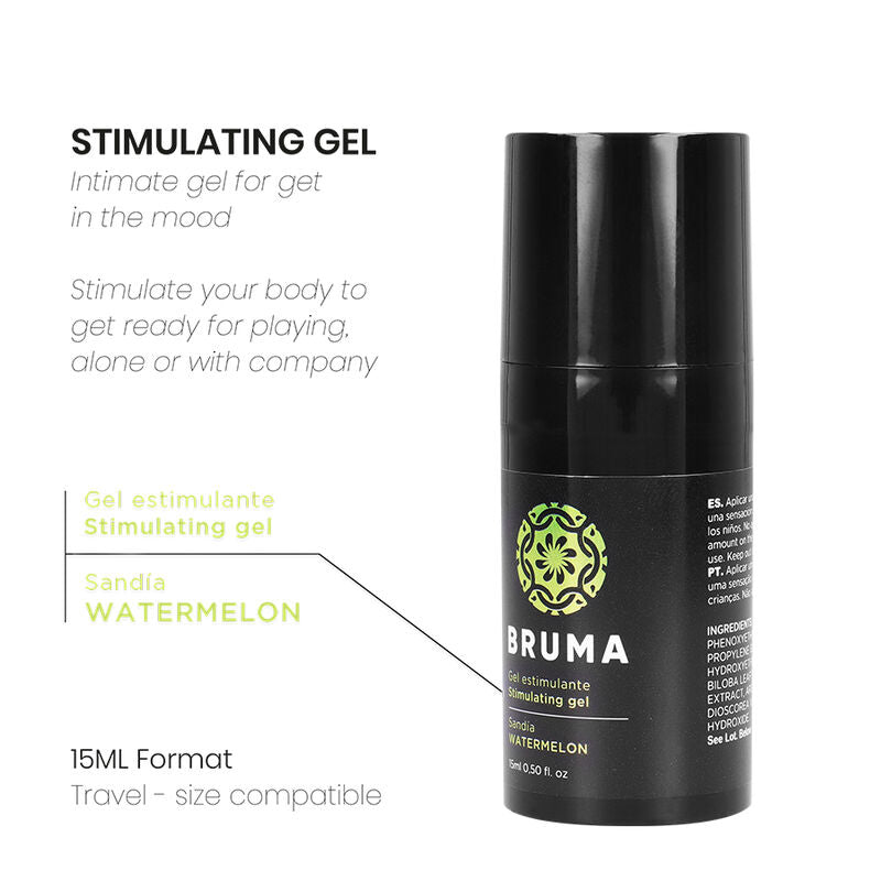 Baume Intensifiant Onagra 5 Saveurs Stimulant Glissant 15 ml - Bruma