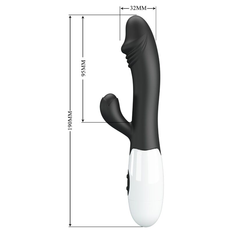 Vibromasseur Double Snappy Point G et Clitoris 30 Fonctions - Pretty Love