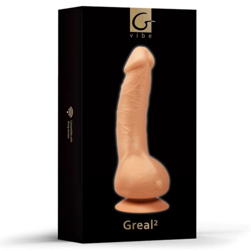 Vibromasseur Réaliste Greal 2 Bioskin 6 Modes Étanche - G-Vibe