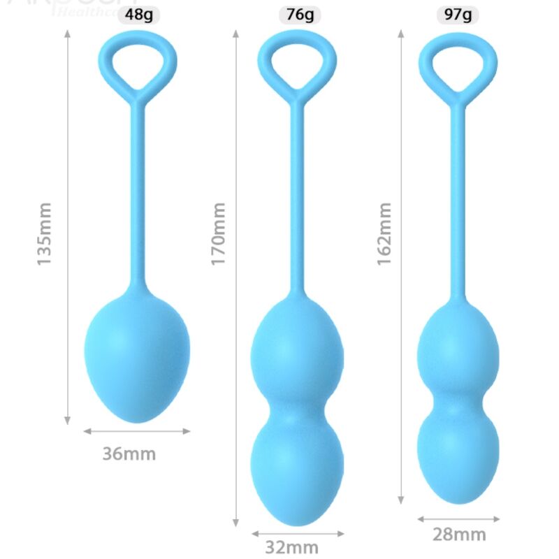 Haltères Vaginales 3 Niveaux - Rééducation Périnée - Armony