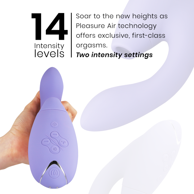 Stimulateur Double Womanizer Duo 2 - Pleasure Air et Point G - 14 Intensités