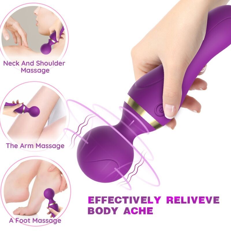Vibromasseur Wand Freeza - Tête Super Flexible 9 Modes - Armony