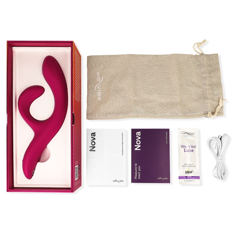 Vibromasseur Rabbit Connecté Nova Double Stimulation Point G Clitoris - We-Vibe