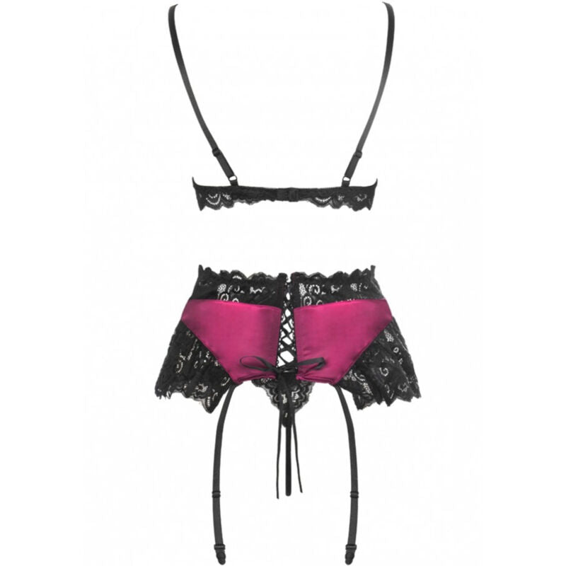 Ensemble Lingerie Nahir Soutien-Gorge Culotte Porte-Jarretelles - Livco Corsetti