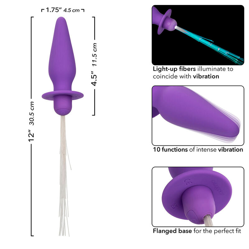 Plug Anal Vibrant Southern Lights - Lumineux 10 Modes - CalExotics