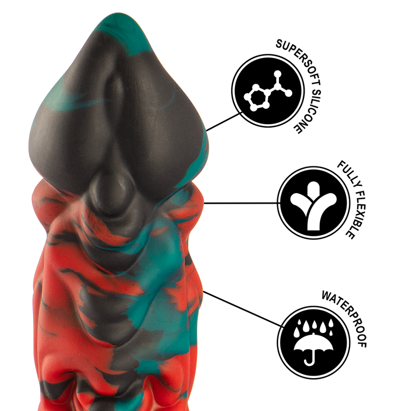 Gode Fantasy Phobos Silicone Gland et Renflement XXL 2 Tailles - Epic