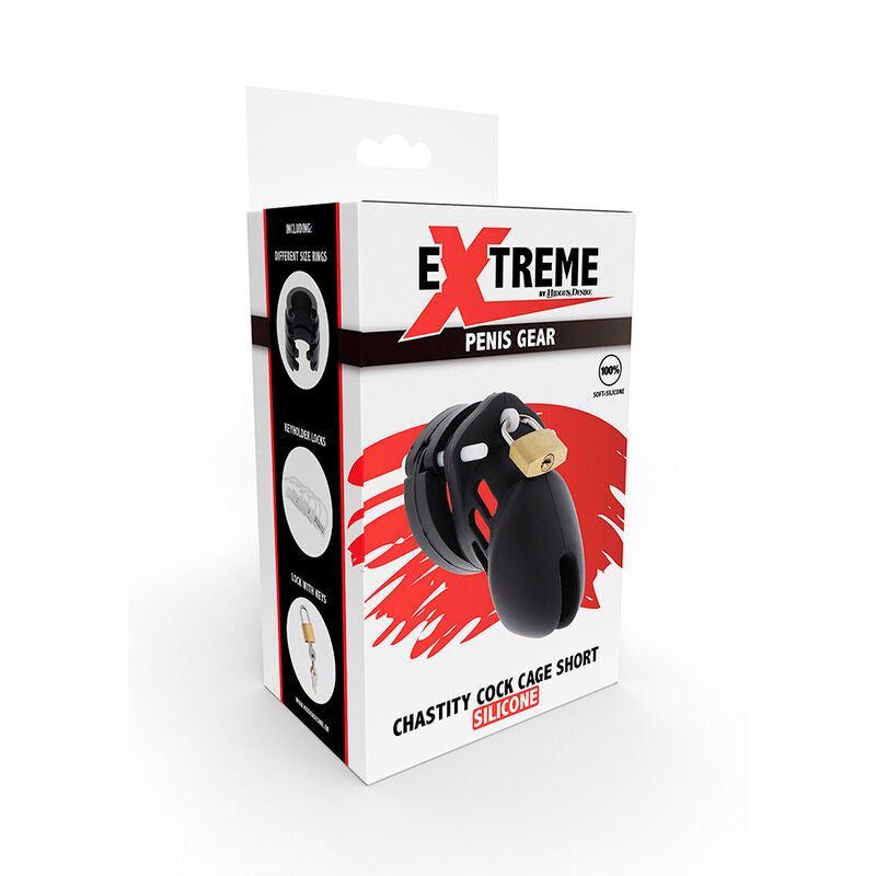 Cage de Chasteté Extreme Silicone Souple - Hidden Desire